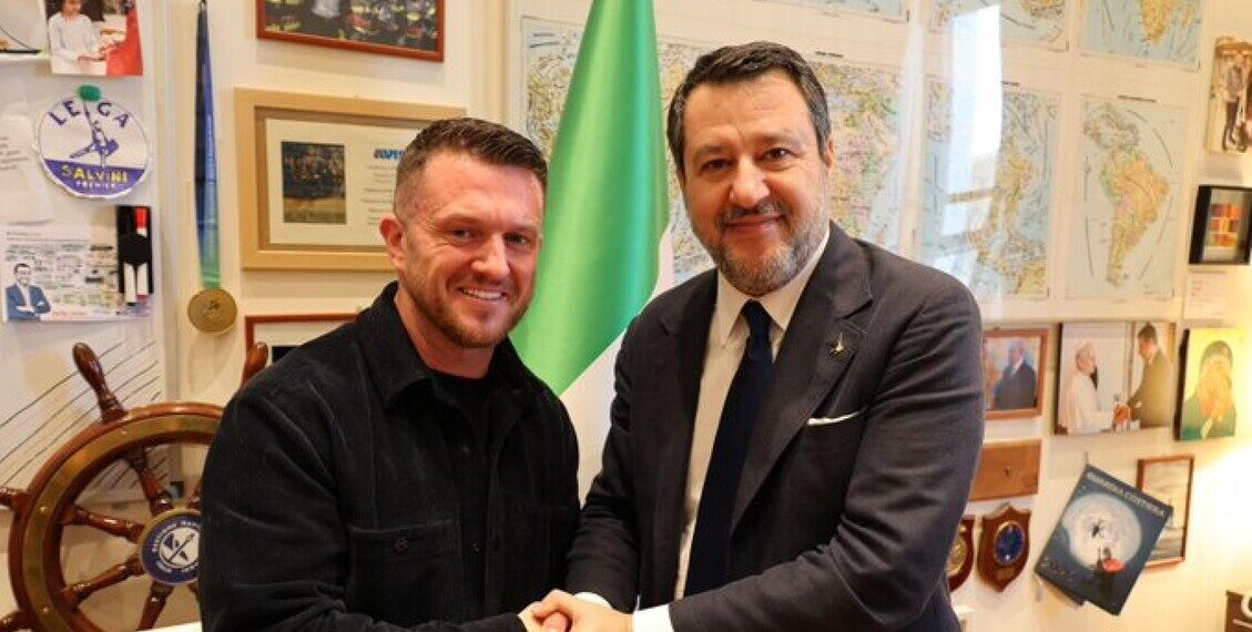 Il leader dell’ultradestra britannica da Salvini al Mit, è bufera