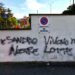 Murales anarchico a Viterbo, ‘Sara e Sandro vivono nelle nostre lotte’