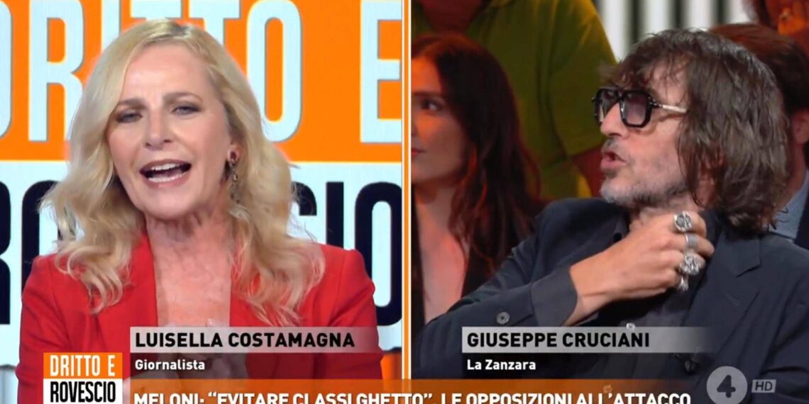 Scontro Costamagna-Cruciani sul decreto Scuola: “Propaganda razzista”, “Non dire minch….”